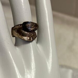 Vintage silver spoon Ring Oneida Korea 46